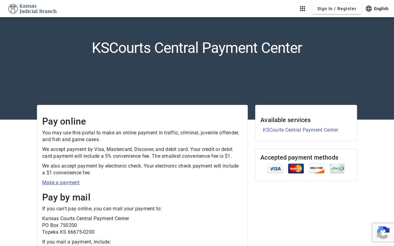 Phillips County docket search Central Payment Center source
